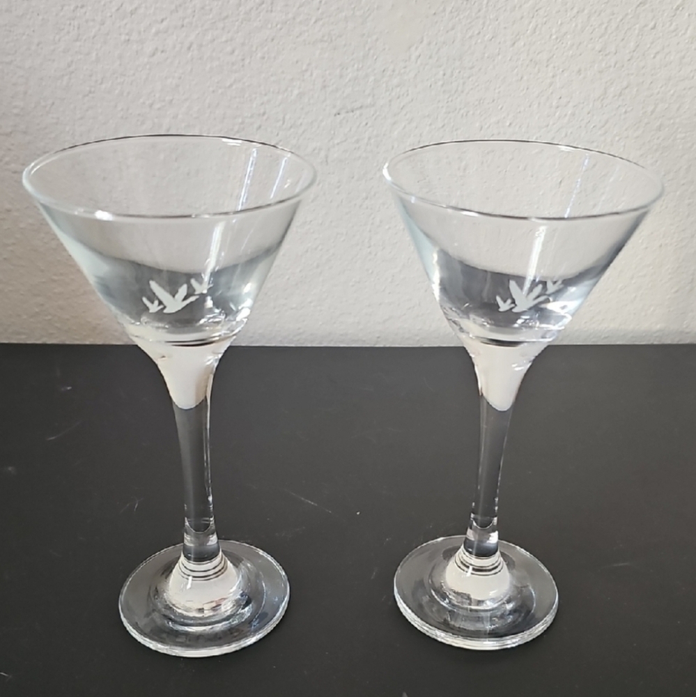 Grey Goose Glass Martini Set
